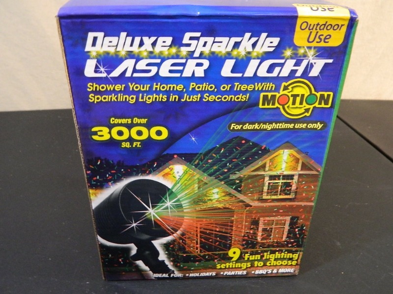 lot 158 image: New Deluxe Sparkle Laser Light
