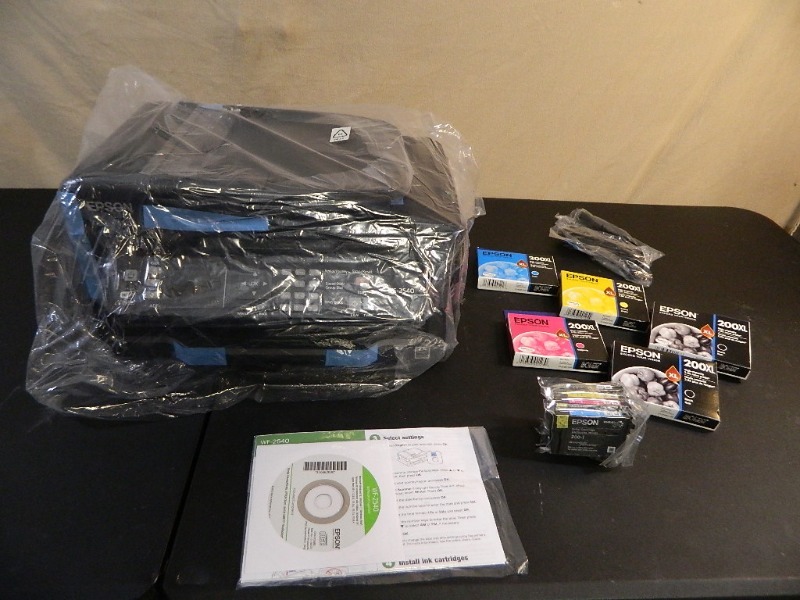 lot 166 image: New Epson All in One Printer with New Ink