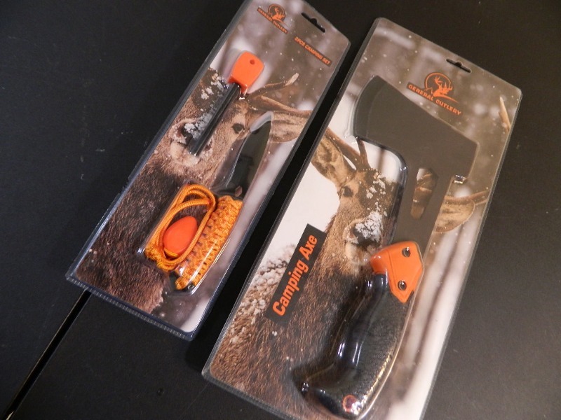 lot 188 image: New Camping Ax and Camping Set