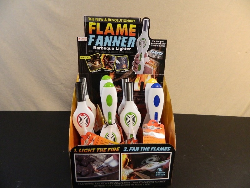 lot 197 image: 8 New Flame Fanner BBQ Lighters
