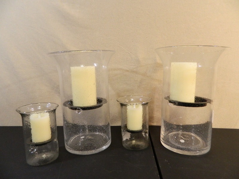 lot 203 image: Large Flameless Candle Set