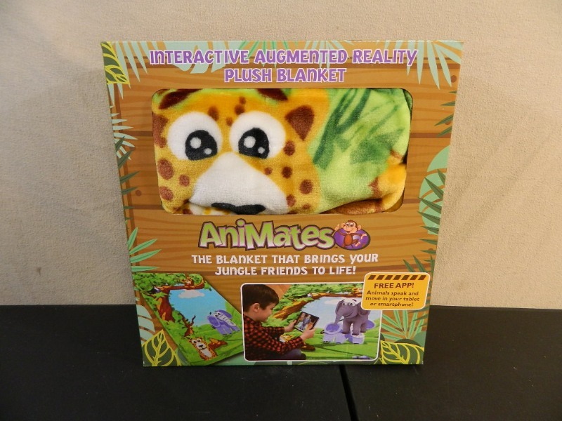 lot 208 image: New Animates Interactive Augmented Reality Plush Blanket