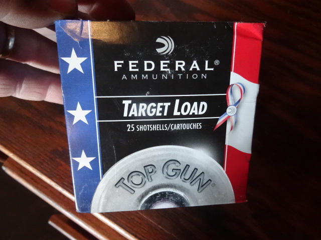 Federal Ammunition Target load. 12 gauge. 2 34 in. 1 18 oz. 8 shot. TGL12US8. 25 shells per box. 1 Box