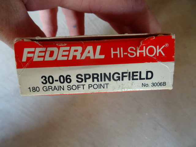 Federal Hi power 30-06 springfield bullets. 180 grain. soft point. 3006B. 20 bullets per box. 1 Box
