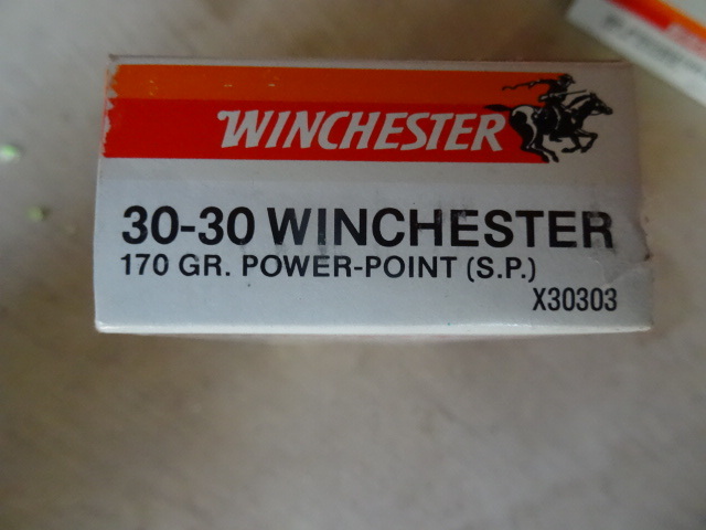 Winchester Super X Rifle Cartridges. 30-30 winchester. 170 grain. Power point. (S.P.) X30303. 20 bullets per box. 1 box