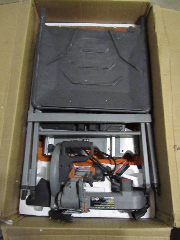 lot 12 image: Ridgid 8 in. Tile Saw with Stand