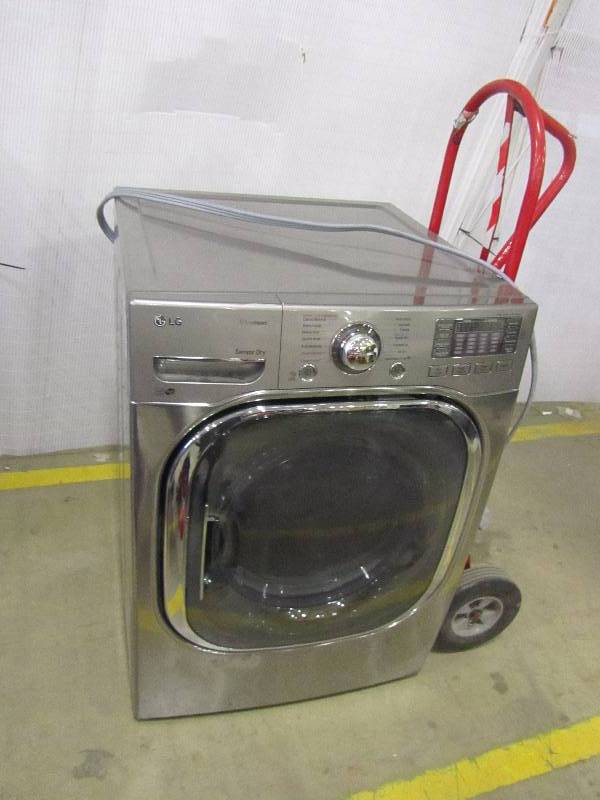 lot 24 image: LG 7.4 cu. ft. Electric Dryer with Steam in Graphite Steel, ENERGY STAR
