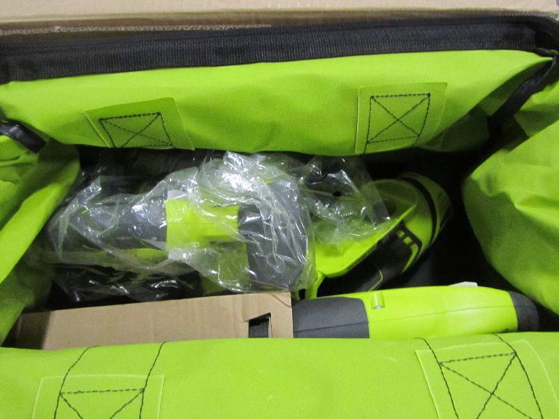 lot 38 image: Ryobi 18-Volt ONE Lithium-Ion Cordless Super Combo Kit