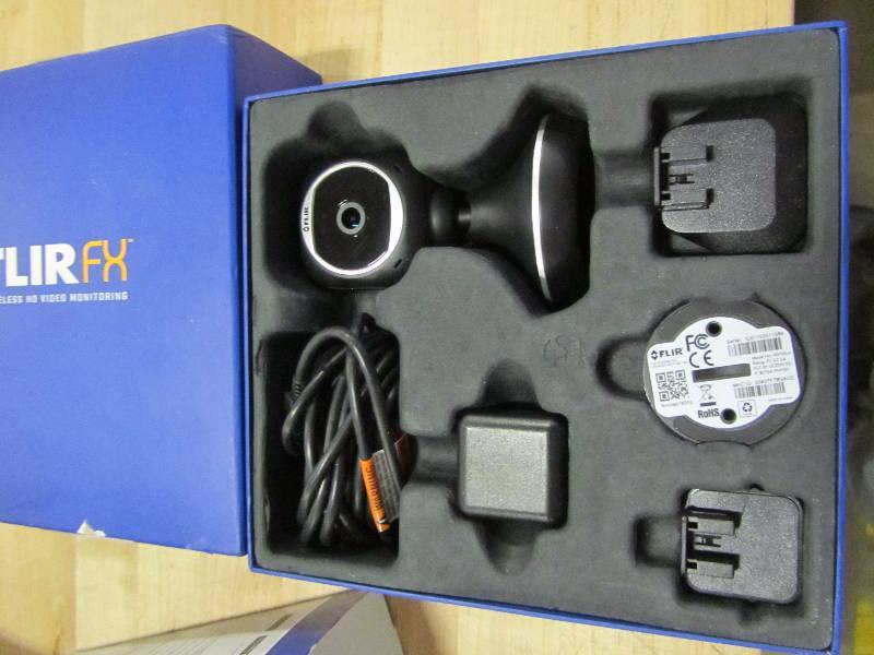 lot 54 image: Flir FX 1080p Indoor Wi-Fi IP Camera