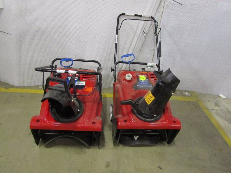 lot 69 image: (2) Power Clear 721 E 21 in. Single-Stage Gas Snow Blower