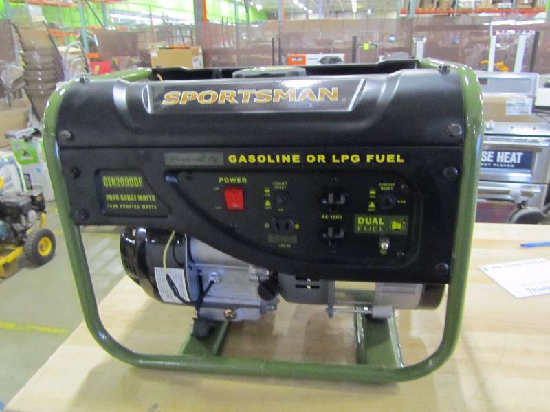 lot 71 image: Sportsman 2,000-Watt Dual Fuel Powered Portable Generator with Runs on LPG or Regular Gasoline