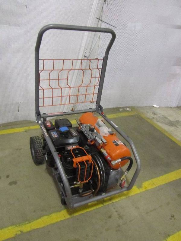 lot 61 image: Ridgid 8-Gal. Gas-Powered Air Compressor