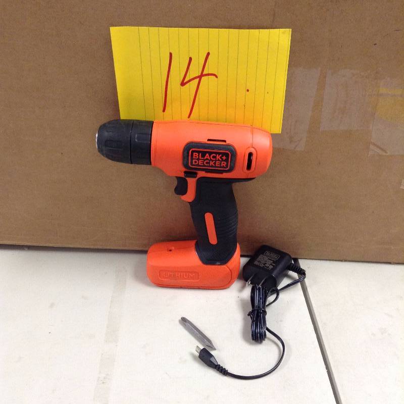 Black and Decker 8v Lithium Drill driver open box never used