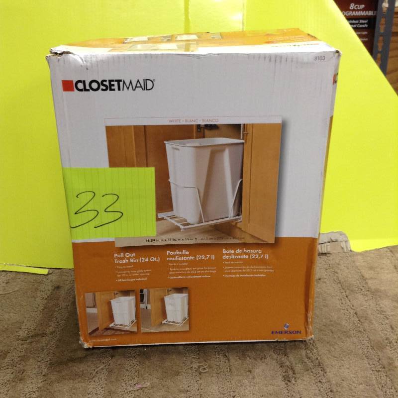 Closetmaid Trash Bin - bin only