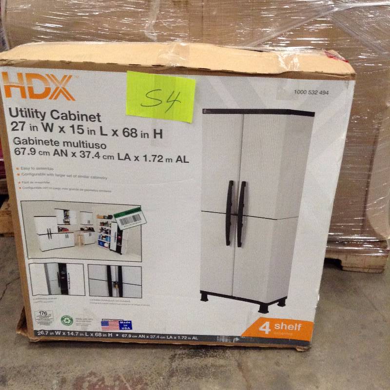 HDX Utility Cabinet 27 in x 15 in x 68 in