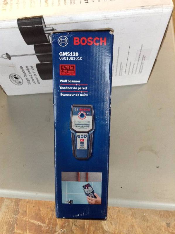 Bosch Digital Wall Scanner with Modes for Wood, Metal, and AC Wiring