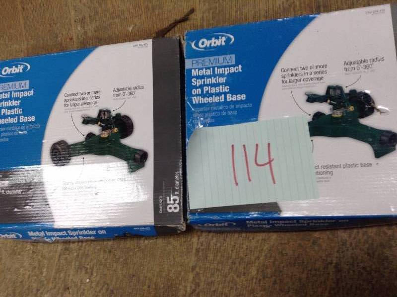 Lot of 2 Orbit Sprinklers