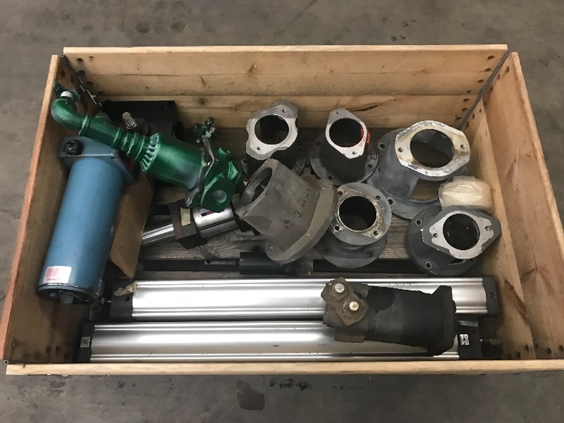 Crate Of Assorted Commercial Supplies