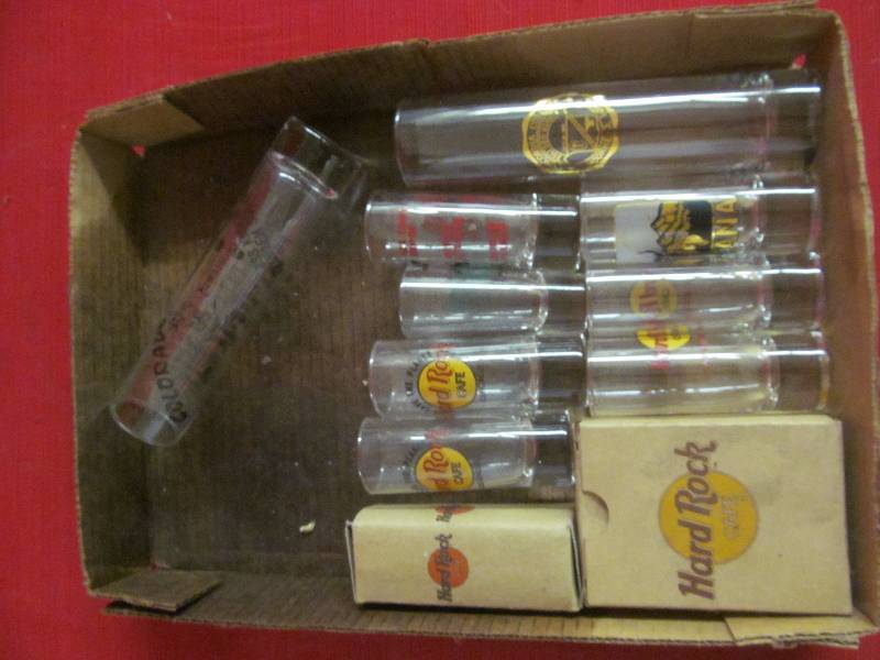 shot glasses