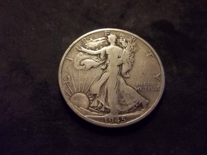 1945 S  Walker Half Dollar