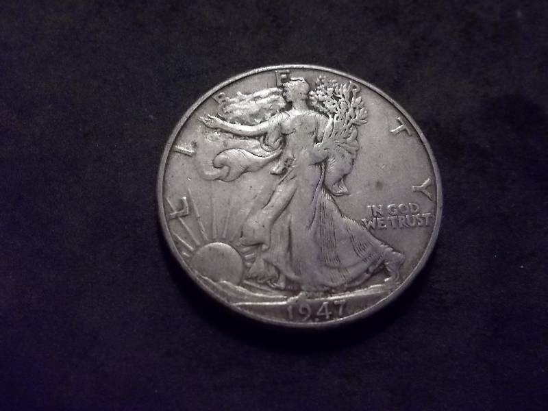 1947 D  Walker Half Dollar