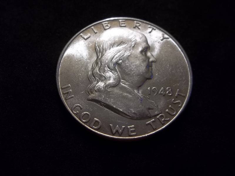 1948 D Franklin Half Dollar