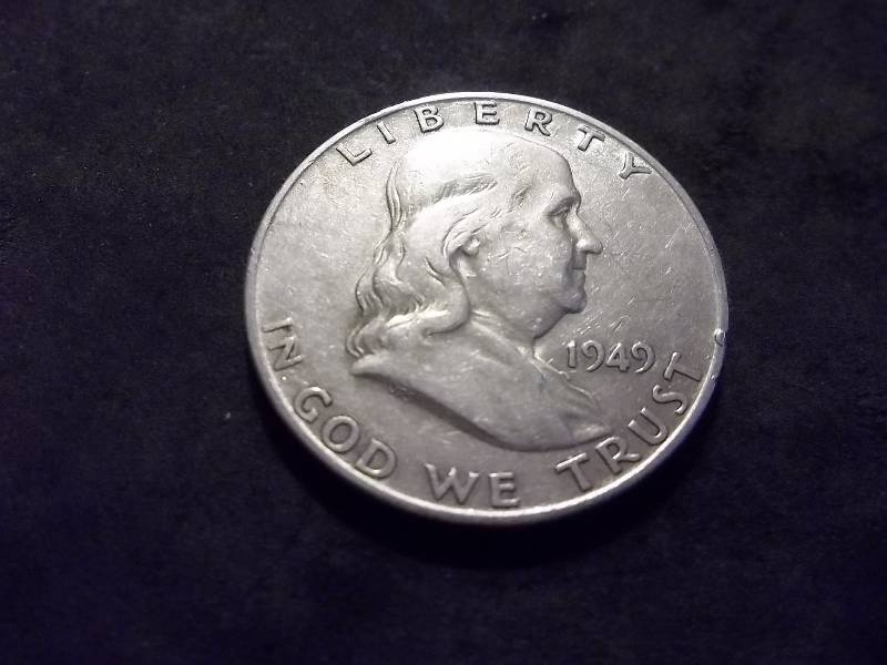 1949 D Franklin Half Dollar