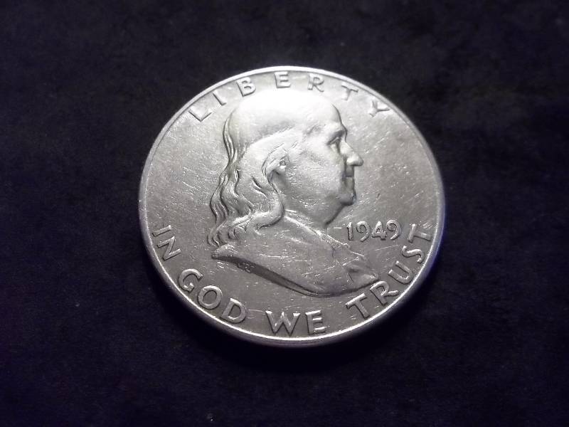 1949 S  Franklin Half Dollar