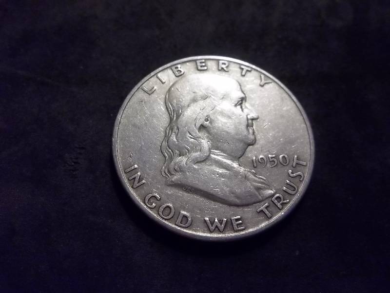 1950 D Franklin Half Dollar