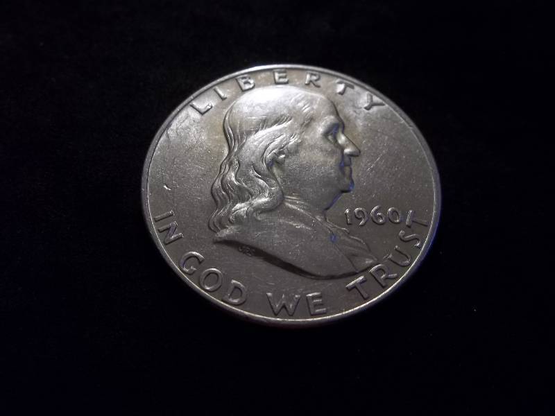 1960 D  Franklin Half Dollar