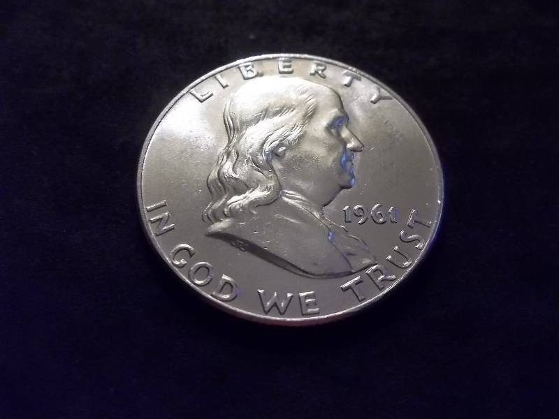 1961 D  Franklin Half Dollar