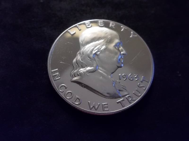 1963 Franklin Half Dollar Proof