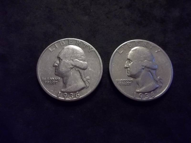 1936, 1936 S Washington Quarters