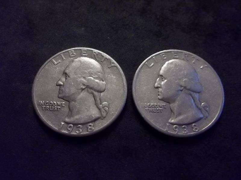 1938, 1938 S Washington Quarters