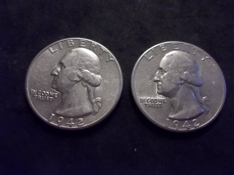 1942, 1942 S Washington Quarters