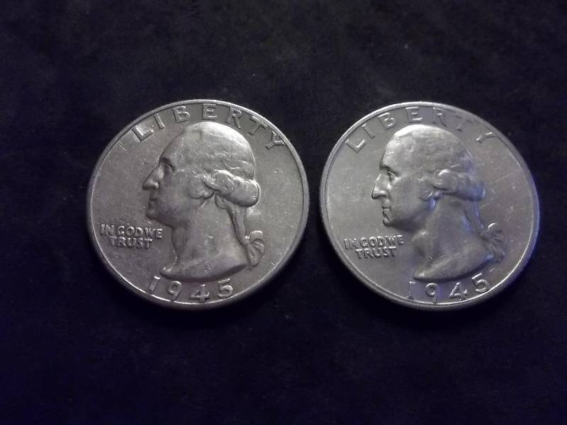1945, 1945 S Washington Quarters