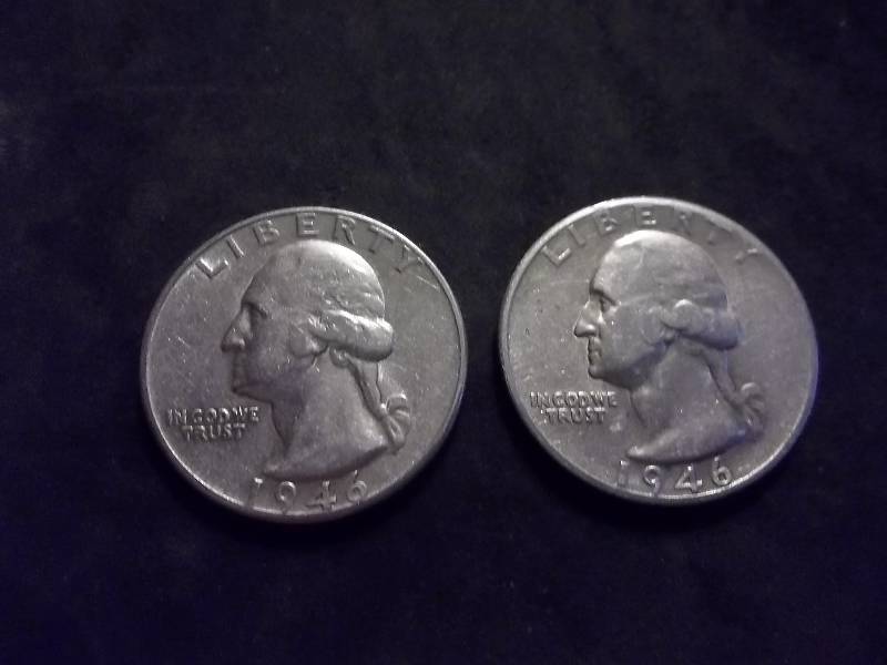 1946 D, 1946 S Washington Quarters