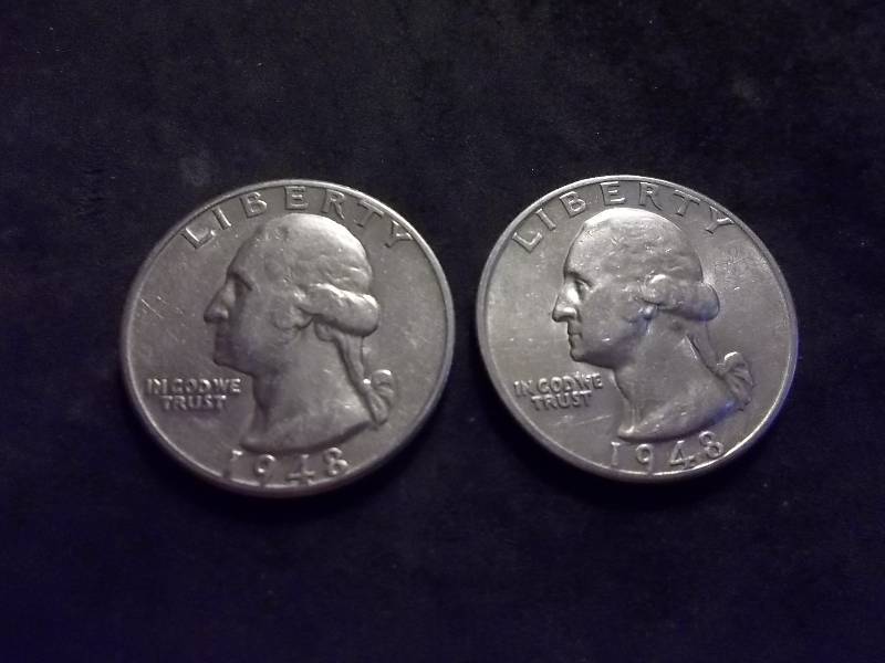 1948 D, 1948 S Washington Quarters