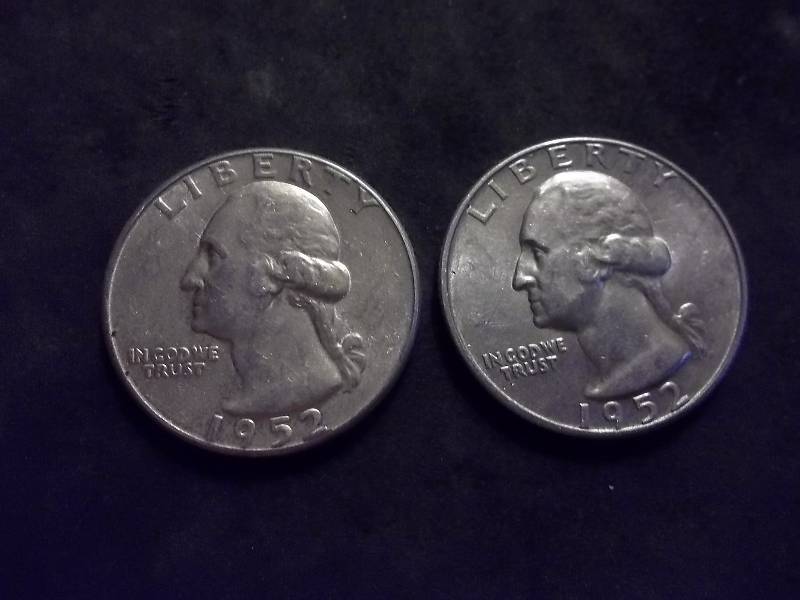 1952, 1952 D Washington Quarters