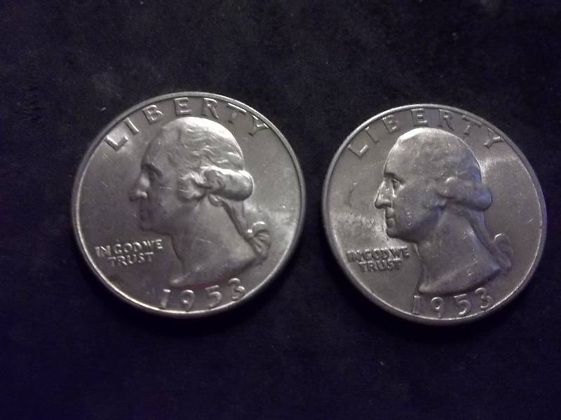 1953 S, 1953 D Washington Quarters