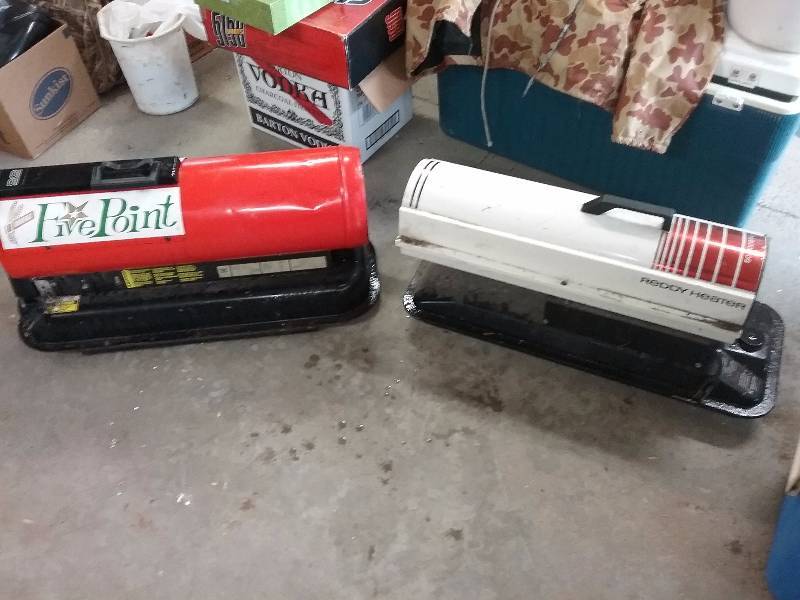 lot 41 image: Lot - Reddy Heater 50,000BTU & Five Point Heater.  Both pump but do not fire.