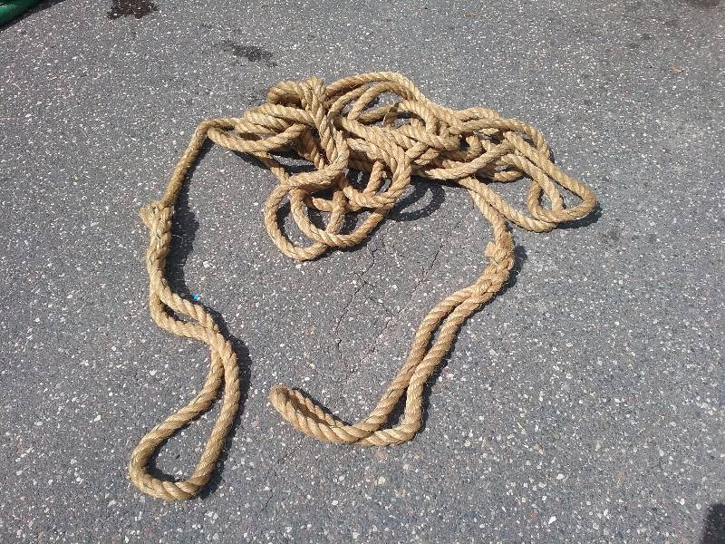 lot 115 image: Hemp Rope, Appx 75ft