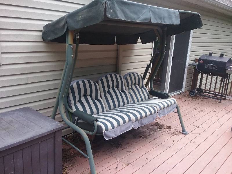 lot 126 image: Patio Swing with Canopy