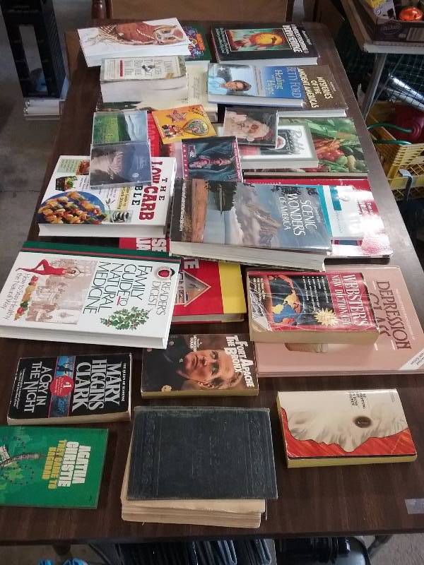 lot 186 image: Lot - Misc Books - Antique 1920s Safe Counsel, Resource Guides, Fiction, Mystery, Self Help, Etc