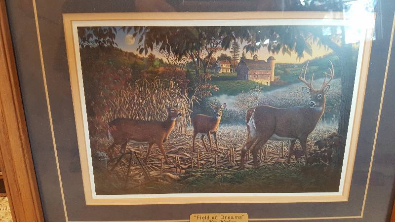 lot 145 image: Framed Kim Norlien Field of Dreams, 20x16