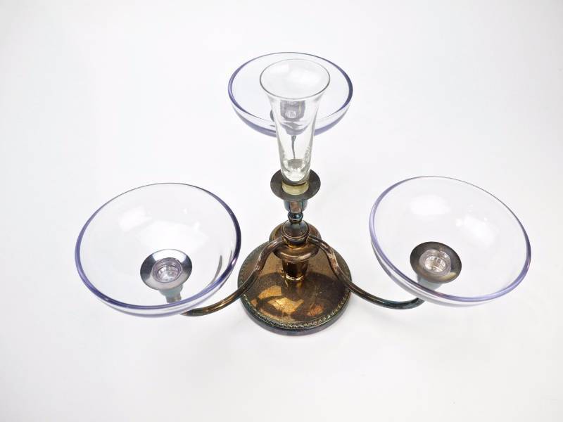 lot 68 image: Sheffield Silver Co Candleabra  Epergne Centerpiece