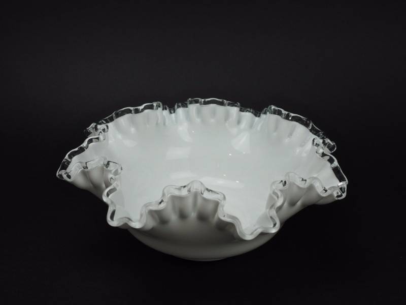 lot 85 image: Fenton Silvercrest Large Footed Serving Bowl