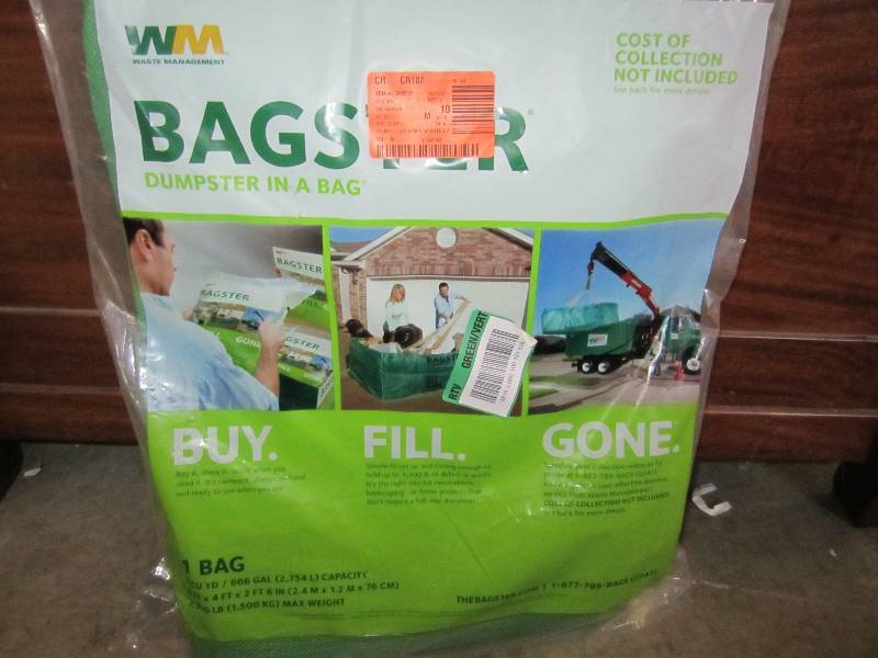 lot 5 image: Waste Management Bagster Dumpster I...