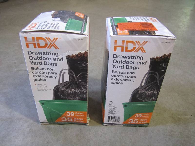lot 23 image: Lot of 2 boxes Drawstring Outdoor a...