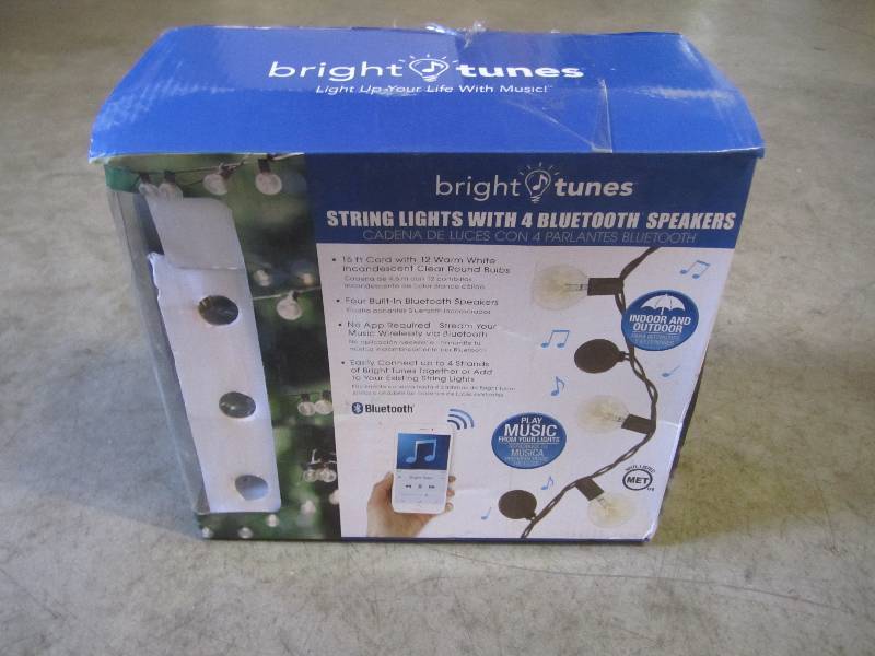 lot 30 image: Bright Tunes String Lights With 4 B...